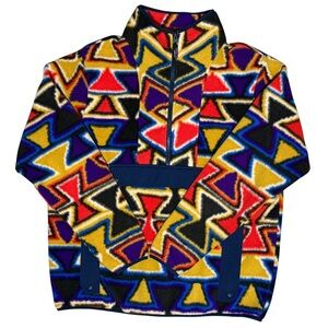 Rare Patagonia Synchilla Anorak Catalan Unisex Mens Large Womens XL NWOT